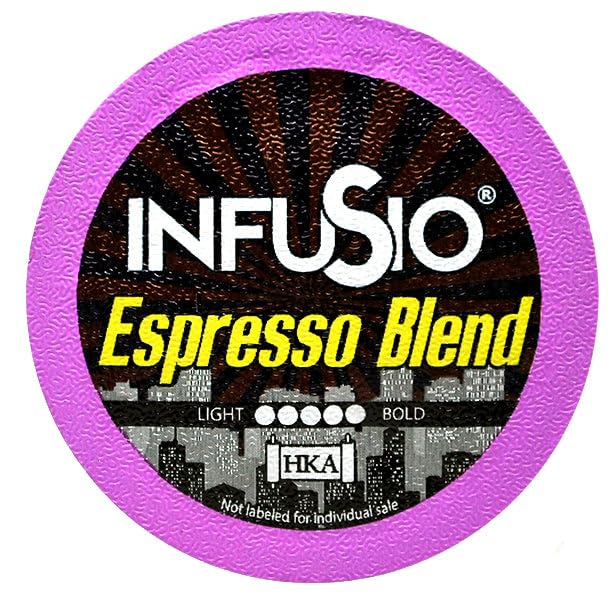 Coffee Pods 96 Count Espresso Blend Dark Roast Single serve Coffee pods for Keurig K Cups Brewers