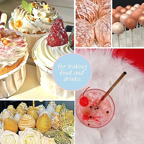 Edible Glitter for Cakes Drinks Luster Dust Set