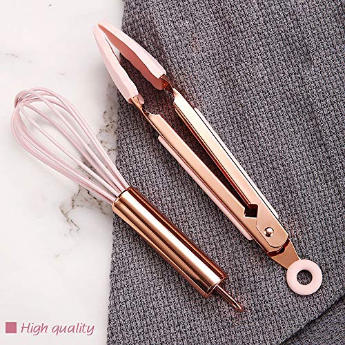 Rose Gold And Pink Kitchen Utensil Small Five (5 Count)