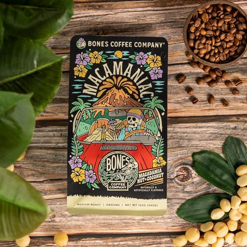 Macamaniac Macadamia and Coconut Flavored Coffee (12 Ounce)
