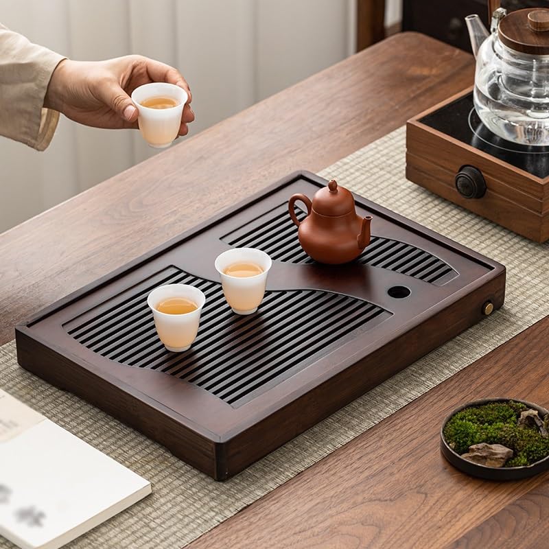 Tea Set Tea Tray Drainage Tray Kung Fu Tea Set Small Tea Table Home Office Water Storage Tea Sea Dry Tea Sea Chinese Tea Set