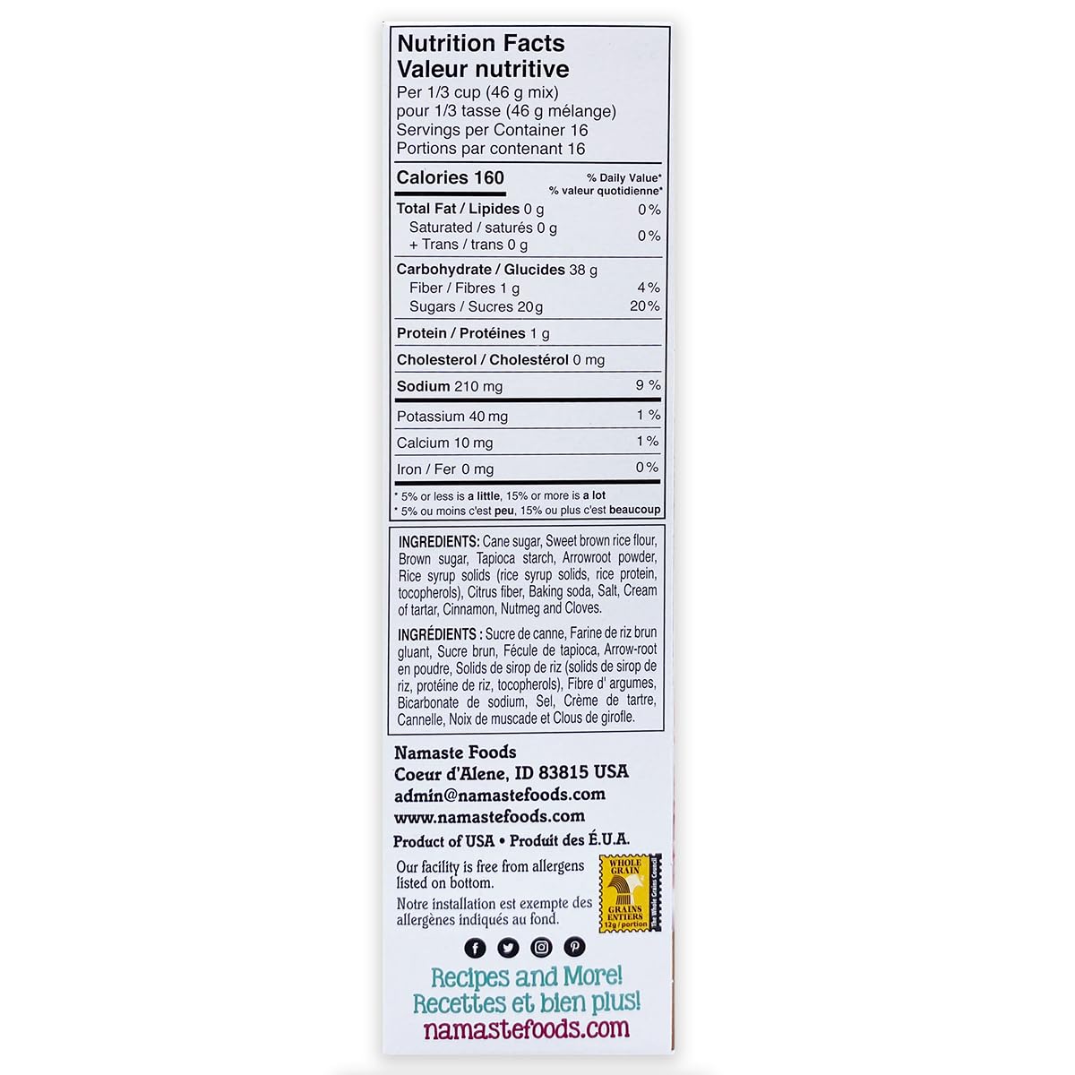 MIX CAKE SPICE WFGFDF 26OZ (26 oz)