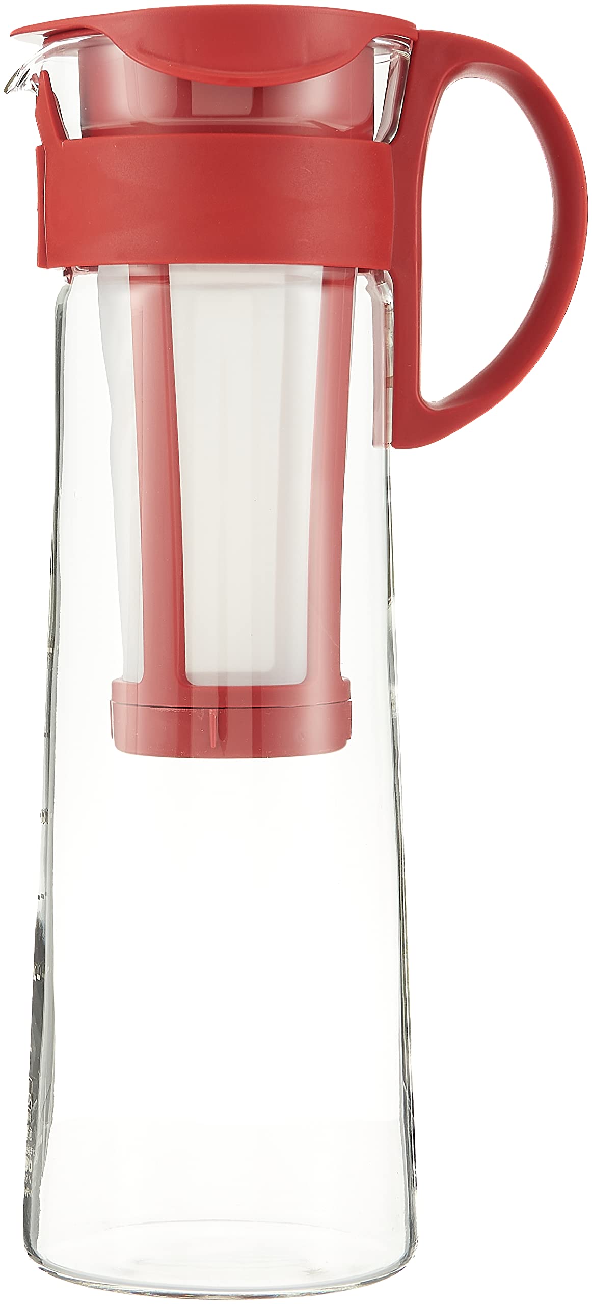 Cold brew coffee pitcher with sturdy handle