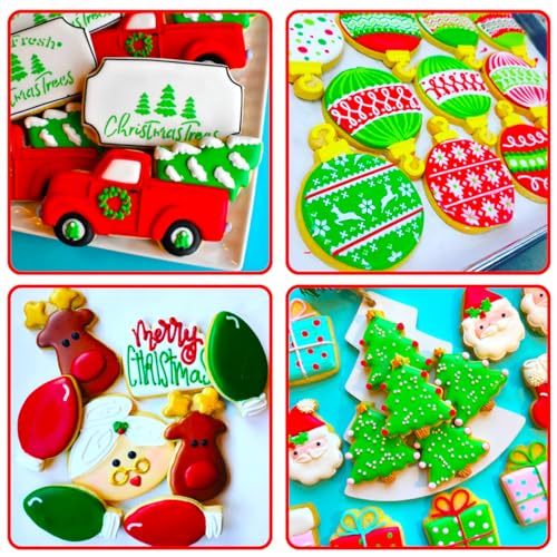 Christmas Ornament Cookie Cutters 8Pcs (8 Count)