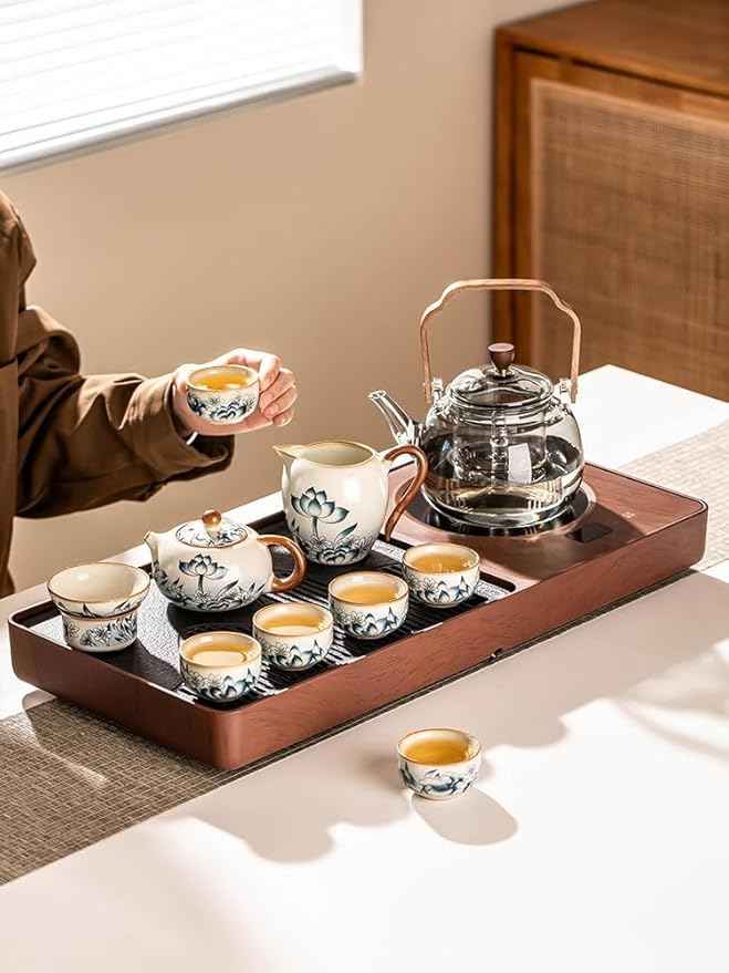 Fully Automatic Tea Tray Set, Electric Kettle and Brewing Station-suit16