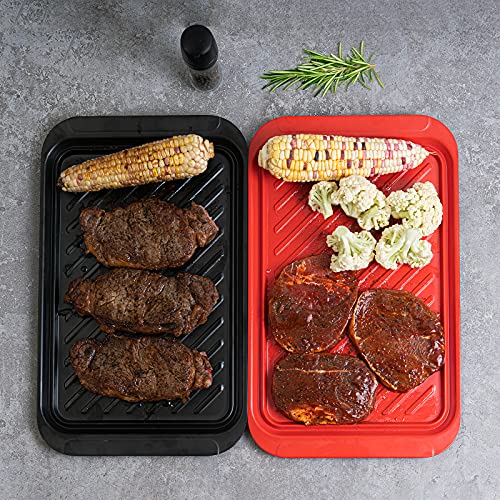 17" x 10.5" Grilling Prep and Serve Trays (2 Count)