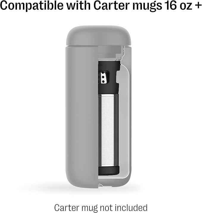 Fellow Carter Tea + Cold Brew Infuser - Steep Tea On-The-Go - Snaps Into Fellow Carter Mug - Fine Mesh Filter - Steep Loose Leaf Tea, Make Cold Brew Coffee, and More