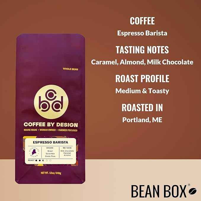 Bean Box Coffee Sampler - Espresso Roast, 3-Pack, Freshly Ground, Gourmet Coffee