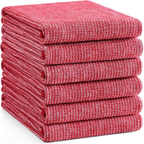 380 GSM Cotton Premium Kitchen Towels 6 Pack (6 Count)