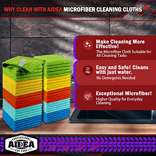 Microfiber Cleaning Cloth (50 Count)