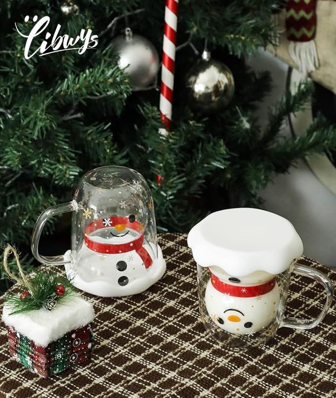 2pcs Snowman Christmas Mugs (2 Count)