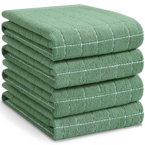 100% Cotton Terry Kitchen Towels (4 Count)