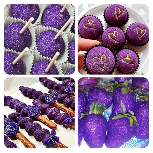Purple Edible Glitter Spray