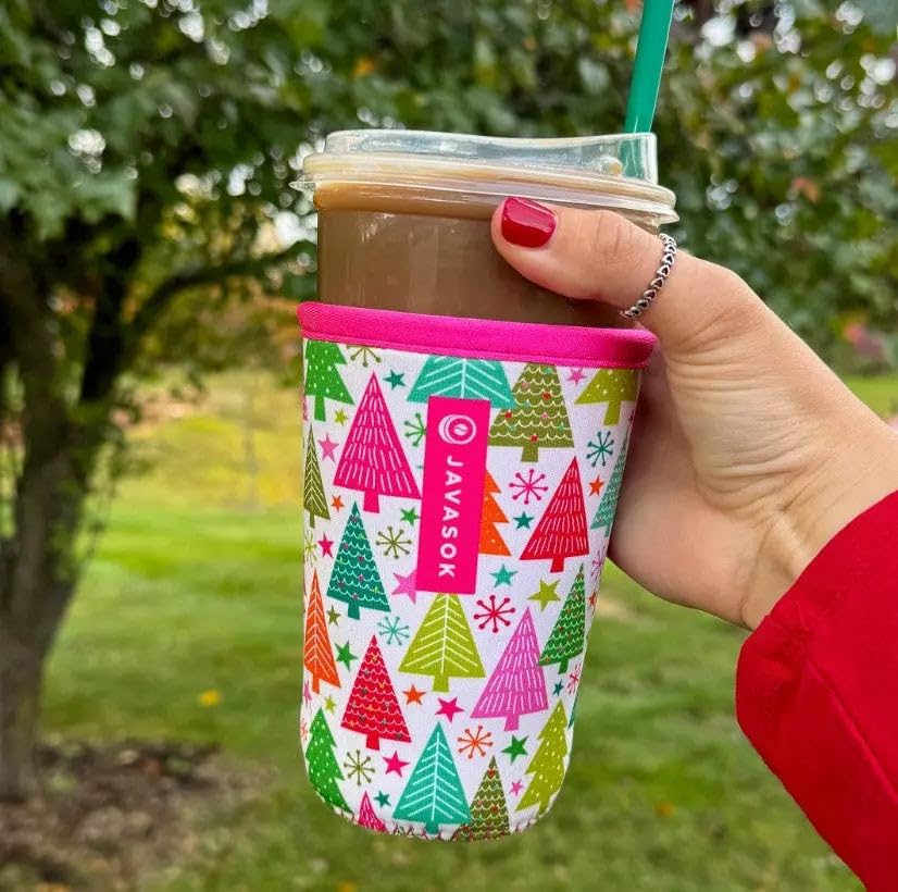 JavaSok Iced Coffee & Cold Soda Insulated Neoprene Cup Sleeve