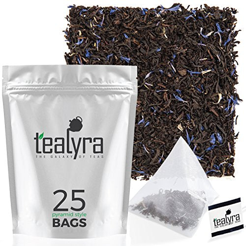 Cream Earl Grey Tea Pyramids Bags (25 Count)
