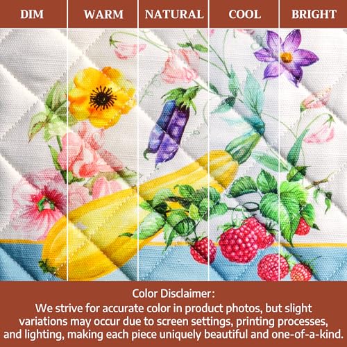 100% Cotton Oven Mitt & Pot Holder Set