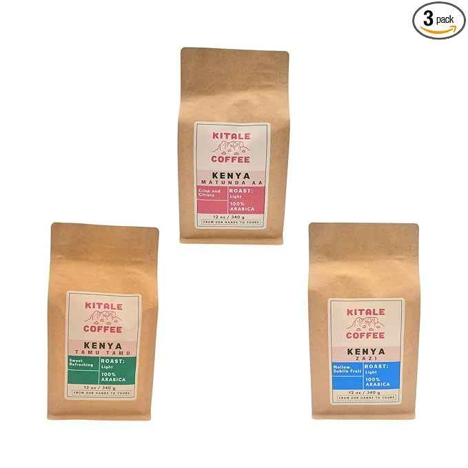 Bean Box Coffee Sampler - Single Origin, 3-Pack, Freshly Ground, Gourmet Coffee