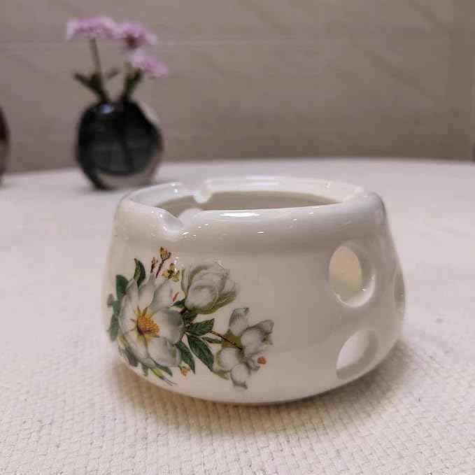 Ceramic Coffee Tea Gift Sets, European Luxury Tea Set, Suitable as A Gift for Mother'S Day, Birthday, Christmas, and Gatherings (White Peony)