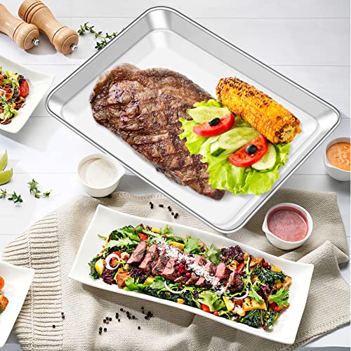 Baking Sheet with Rack Set [2 Sheets + 2 Racks]