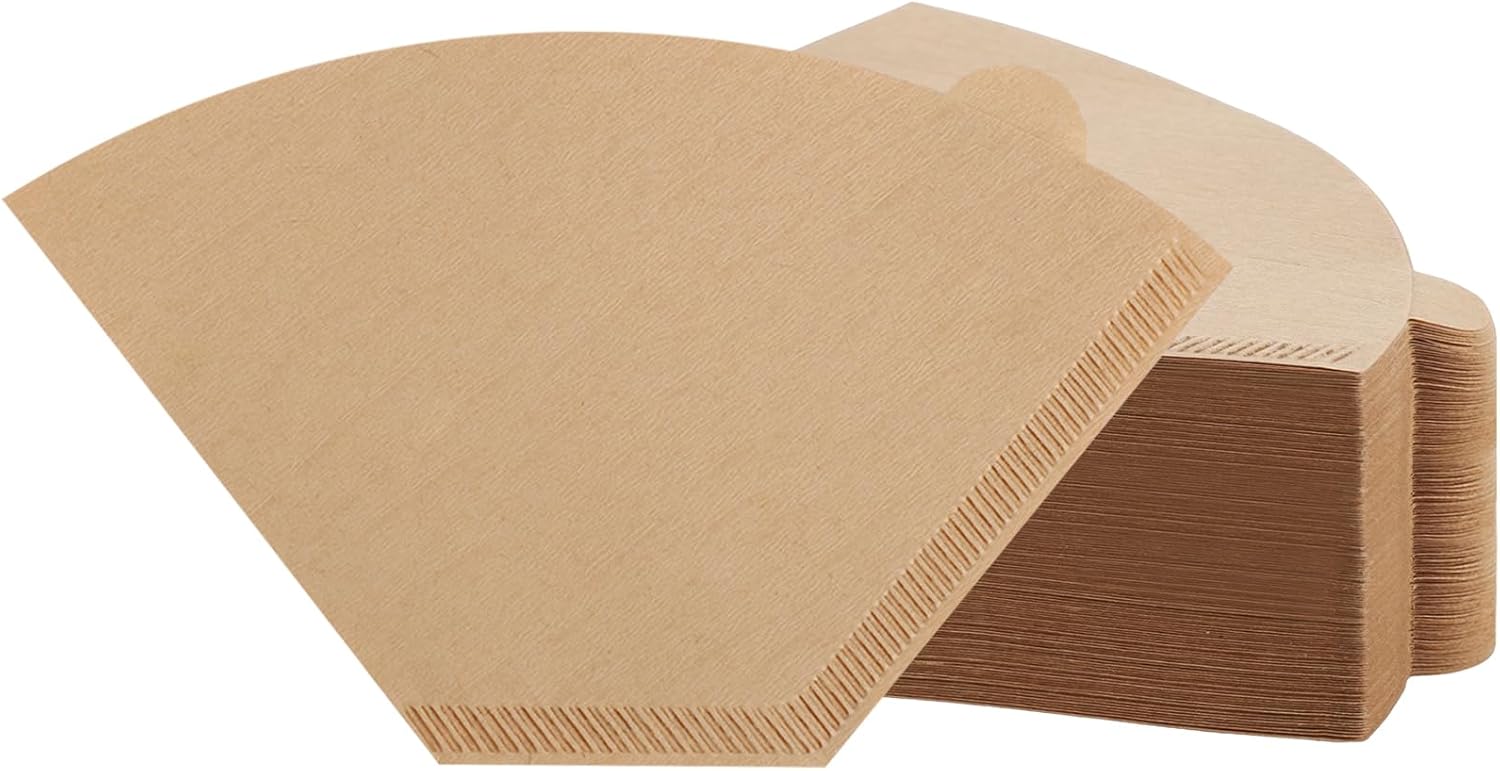 100 Count Coffee Filter #2, 2 Cone Coffee Filters Unbleached Natural 2 Cone Filters Paper Compatible with Drip and Pour Over Coffee Maker - Blissbrew