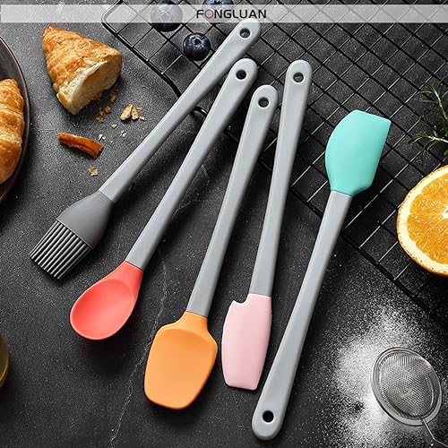 Mini Silicone Spatula Set of 5 (5 Count)