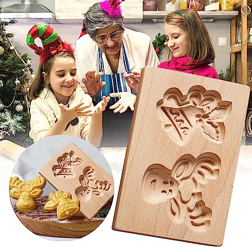 Wooden Cookie Biscuit Mold