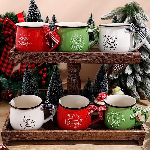 6 Set Christmas Coffee Mugs (6 Count)