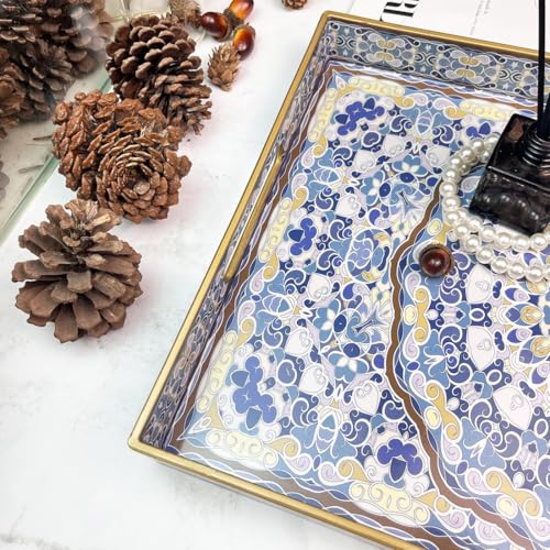 Blue Decorative Tray