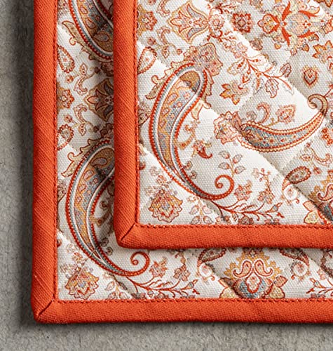 100% Cotton Oven Mitt & Pot Holder Set (2 Count)