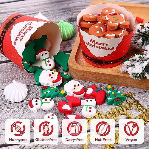Edible Christmas Cake Decorations (38 Count)
