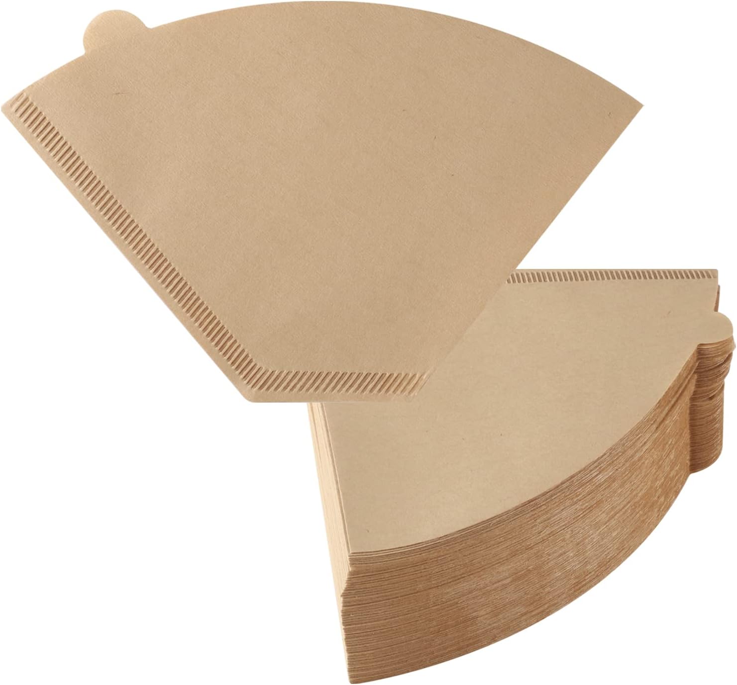 200 Count #4 Cone Coffee Filters 8-12 Cups, Disposable Coffee Filters 4 Cone Paper Unbleached Natural 4 Filters Paper Compatible with Ninja, Drip and Pour Over Coffee Maker - Blissbrew