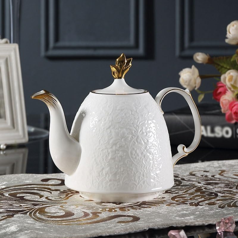 Light Luxury Bone China Coffee Cup Afternoon Tea Teapot Sets Banquet Set Bring Tray of Wedding Gifts