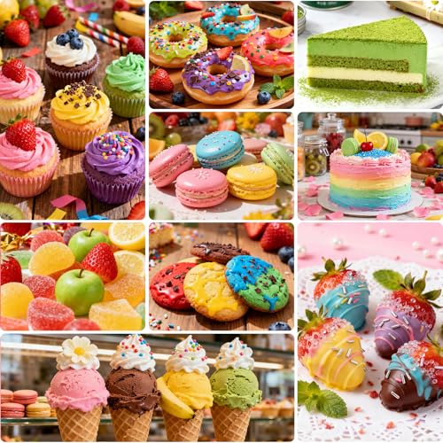 Oil Based Food Coloring for Chocolate 20 Colors .35 Fl Oz Bottles Food Grade Edible Dye for Baking Candy Melts (7 Fl Oz)