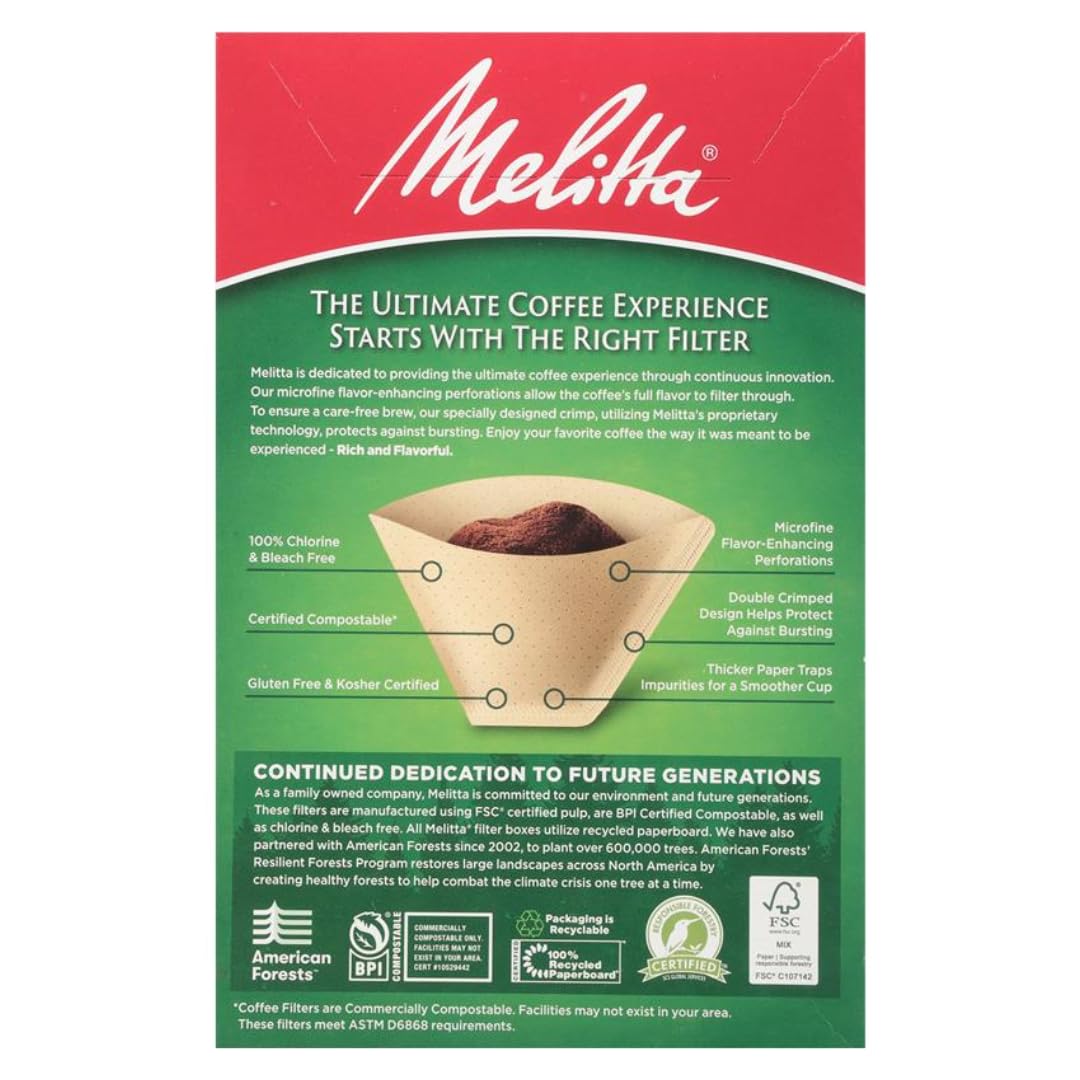 4 Unbleached Coffee Filters (300 Count)