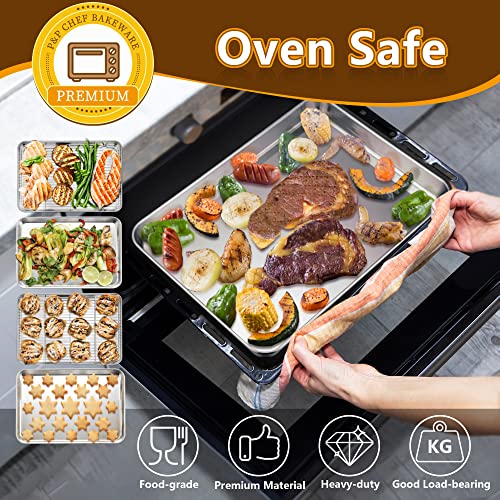 16 Inch Baking Sheet with Rack Set