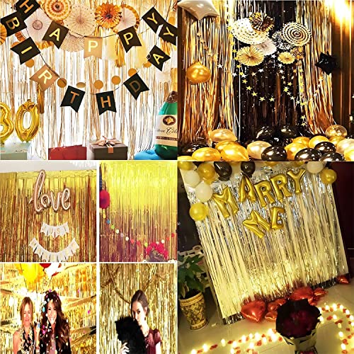 Foil Fringe Curtains (2 Count)