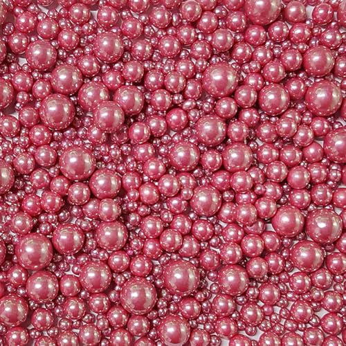 Edible Rose Gold Sugar Pearls Candy Sprinkles 120G (4.23 Ounce)