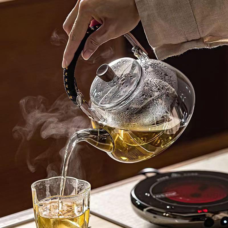 Japanese Style 950ml Glass Teapot with Removable Infuser