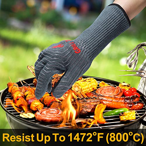 BBQ Gloves Oven Gloves 1472℉ Extreme Heat Resistant