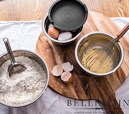 Stainless Steel Mixing Bowls with Airtight Lids Set
