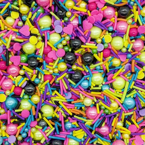 Disco Themed Sprinkles Mixed Style Edible Cake Decorations Cupcake Toppers Cookie Perfect for Cakes