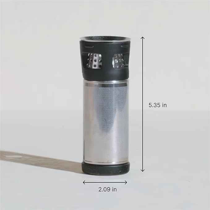 Fellow Carter Tea + Cold Brew Infuser - Steep Tea On-The-Go - Snaps Into Fellow Carter Mug - Fine Mesh Filter - Steep Loose Leaf Tea, Make Cold Brew Coffee, and More