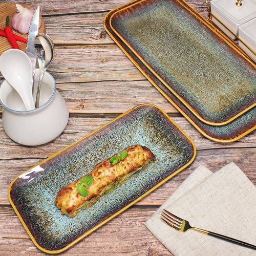 Porcelain Dinner Plates Platters Set of 2 (2 Count)
