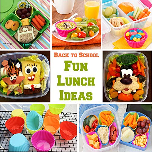 Silicone Lunch Box Dividers (46 Count)