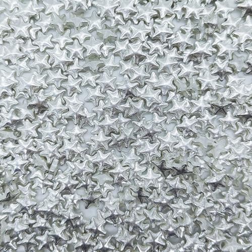10mm Sliver Stars Sprinkles Edible Stars Cake Decorating Stars Cake Decorations Cupcake Toppers Cookie Decorating Perfect for Cakes (3 Ounce)