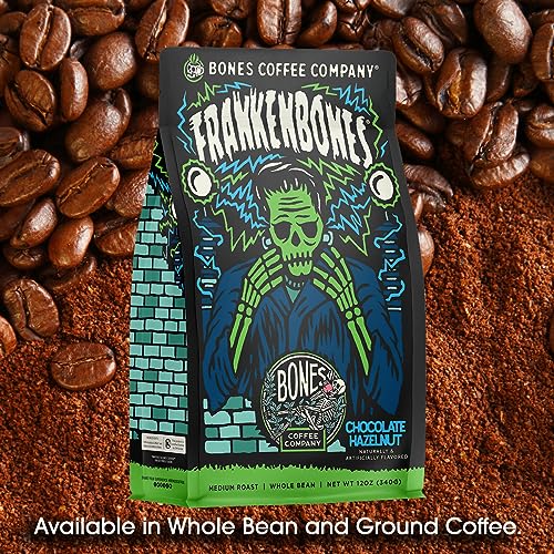 Frankenbones Chocolate and Hazelnut Flavored Coffee (12 Ounce)
