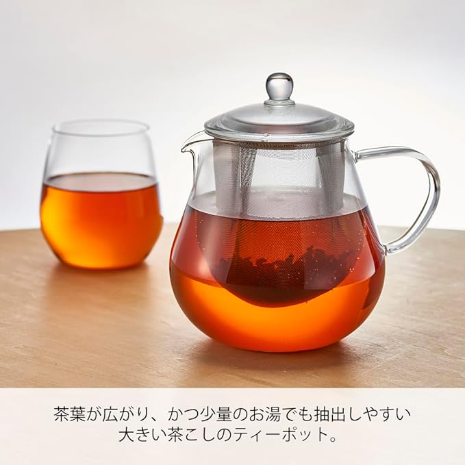 Hario Leaf Tea Pot with Stainless Steel Filter, 700ml