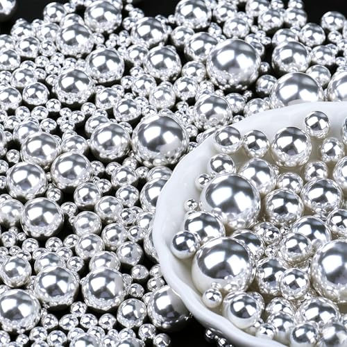 Silver Pearl Sprinkles for Cake Decorating (4.6 Ounce)