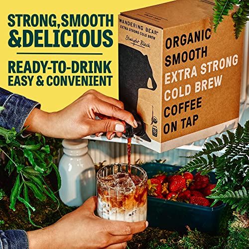 Straight Black Organic Cold Brew Coffee On Tap (96 Fl Oz)