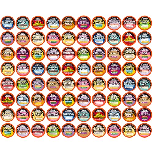 Coffee Pods Compatible with K Cup Brewers Including 2.0 (80 Count)